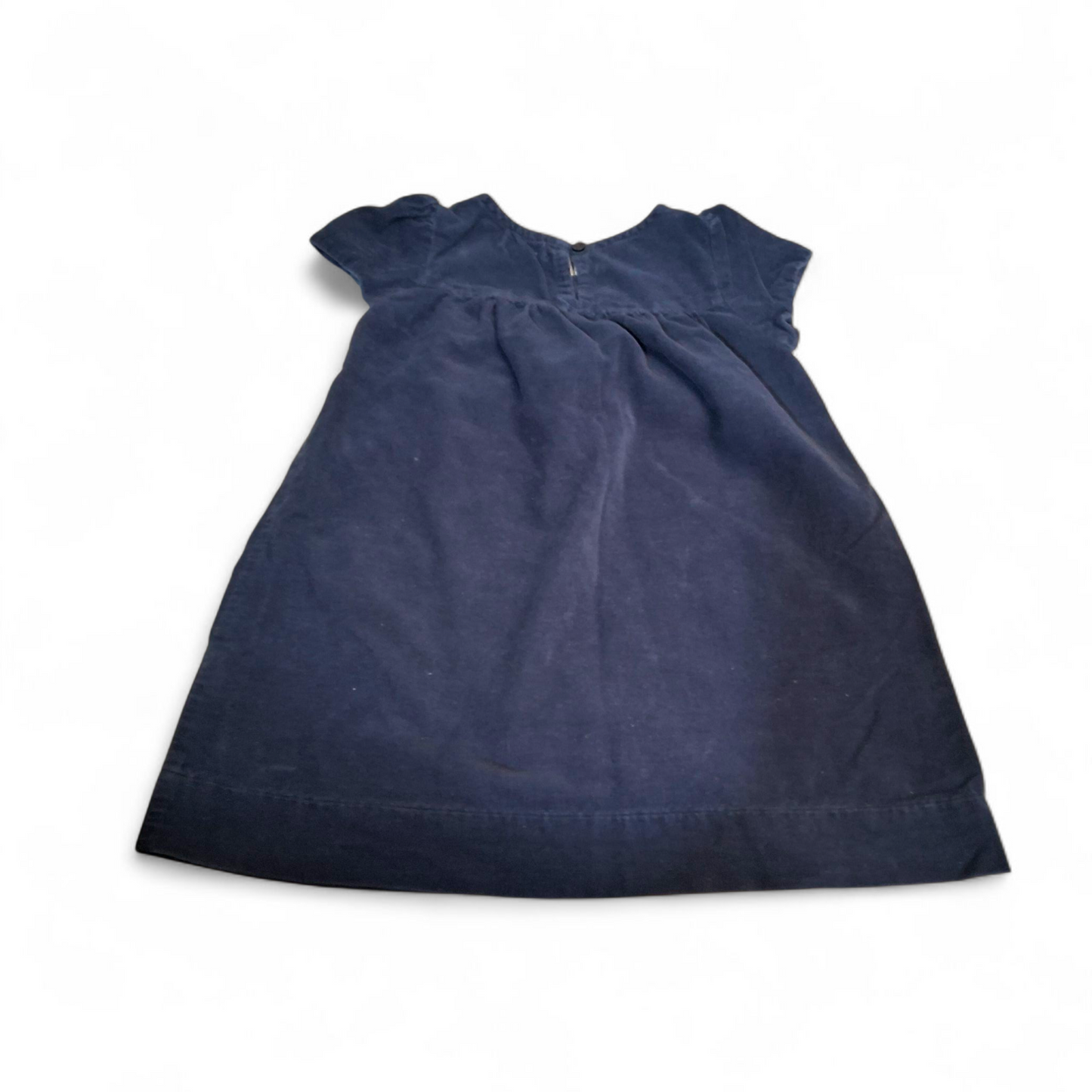 John Lewis Navy Corduroy Dress – Girls 4 Years – 100% Cotton
