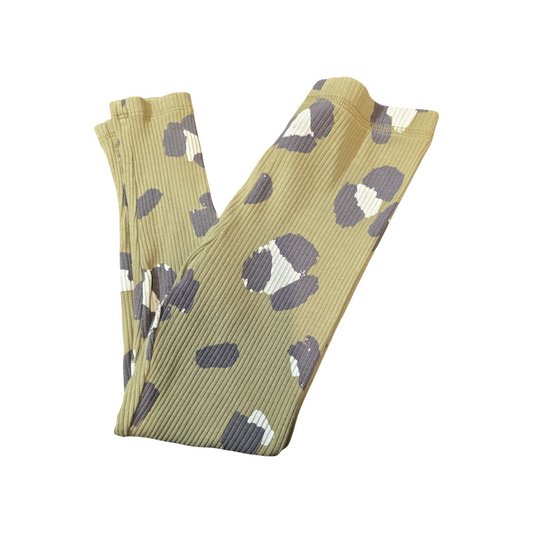 George Girls Green Animal Print Leggings – Age 4-5 Years – Cotton