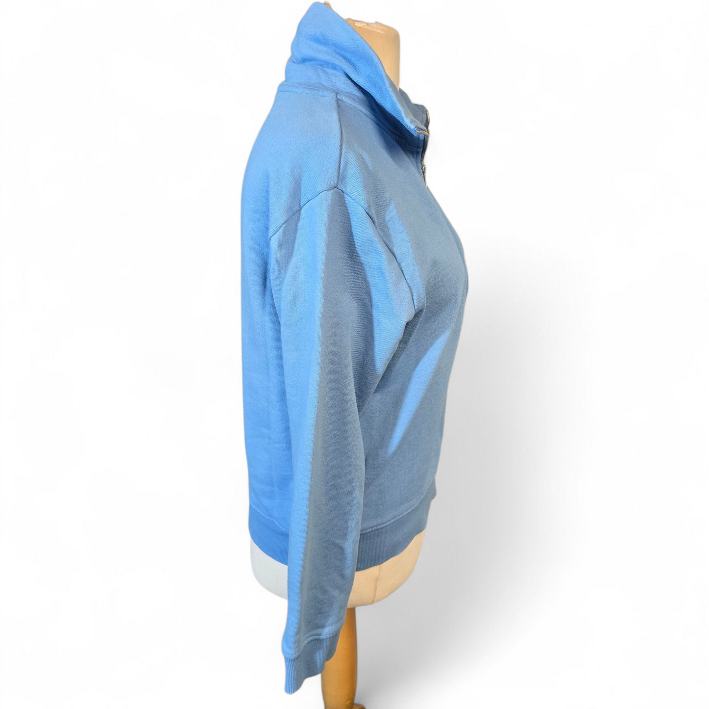 Seed Heritage Blue 1/4 Zip Jumper – Logo Front – Size XS (size 6/8)