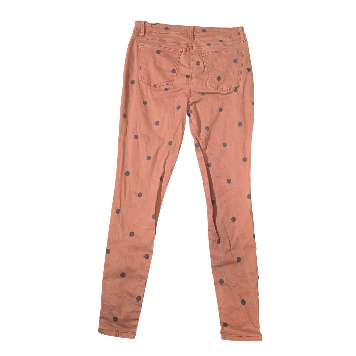 Tu Brown & Black Polka Dot Skinny Jeans – Size 10R – Dot Your Way to Great Style