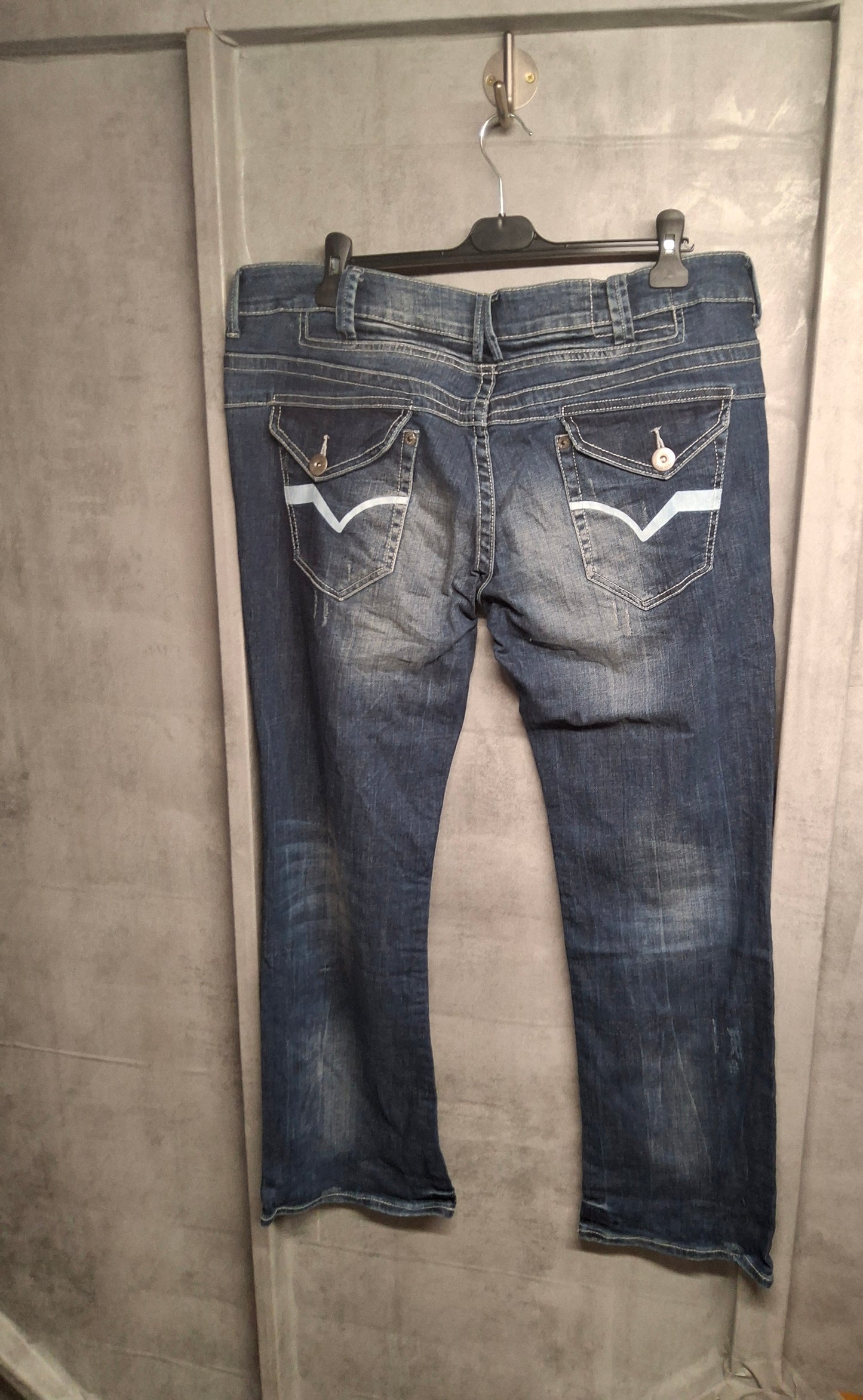 Next Y2K “The Sexy Slim Leg” Distressed Flared Jeans – Size 20 Reg
