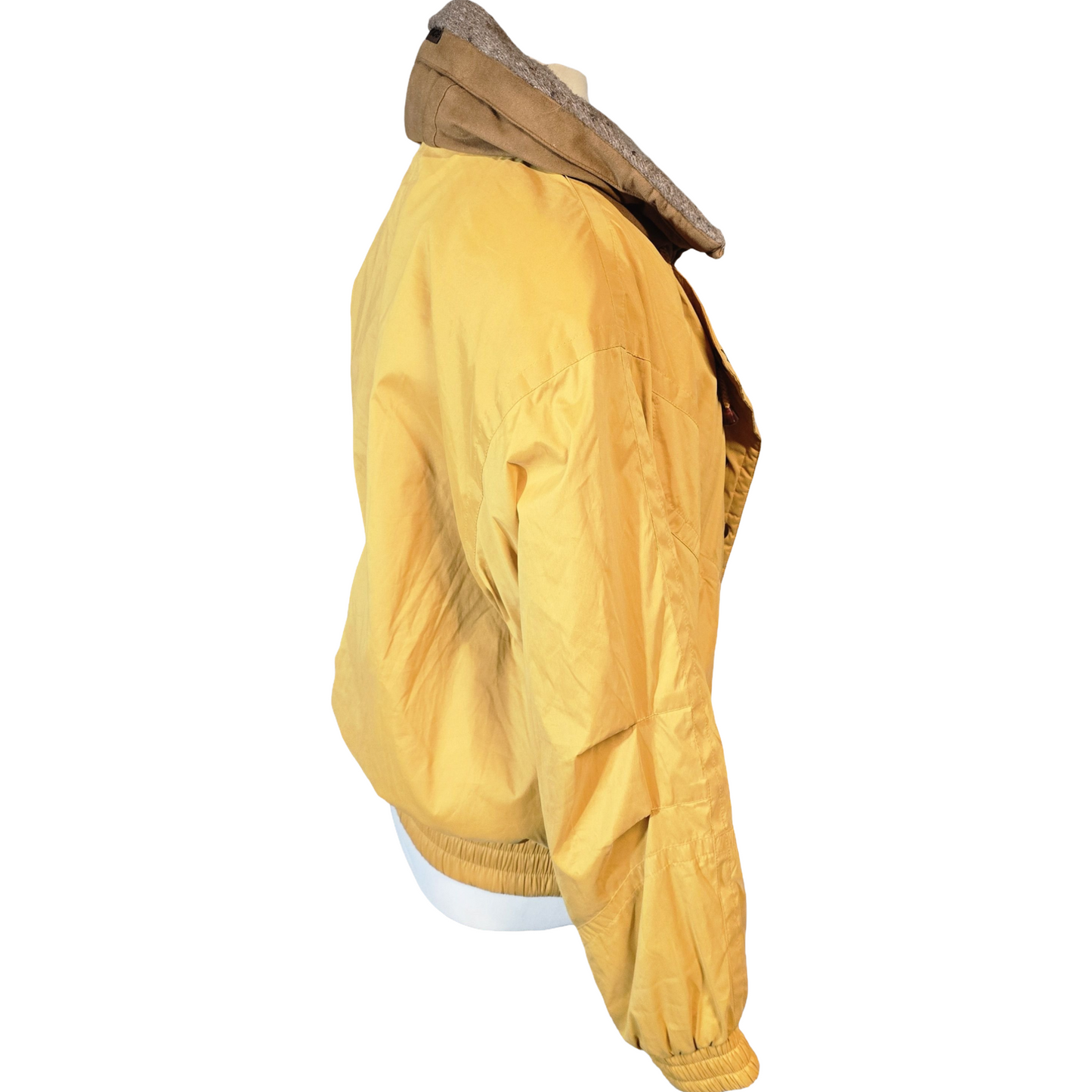 SunIce Yellow Winter Jacket – Fleeced Collar, Foldaway Hood & Thermal Insulation – Size 10