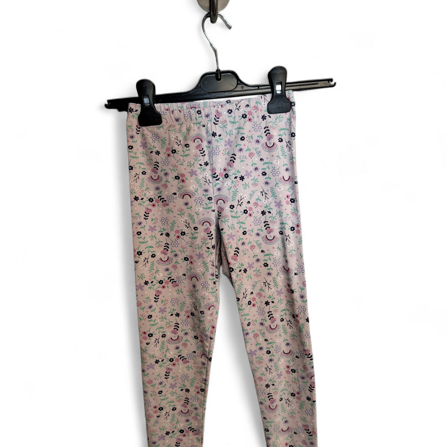 Very Girls Pink Floral Leggings – Age 5-6 Years – Cotton Blend