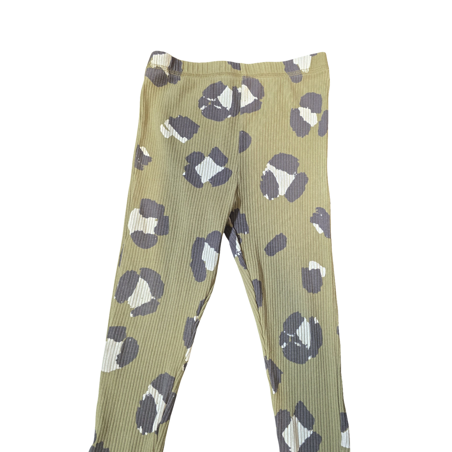 George Girls Green Animal Print Leggings – Age 4-5 Years – Cotton