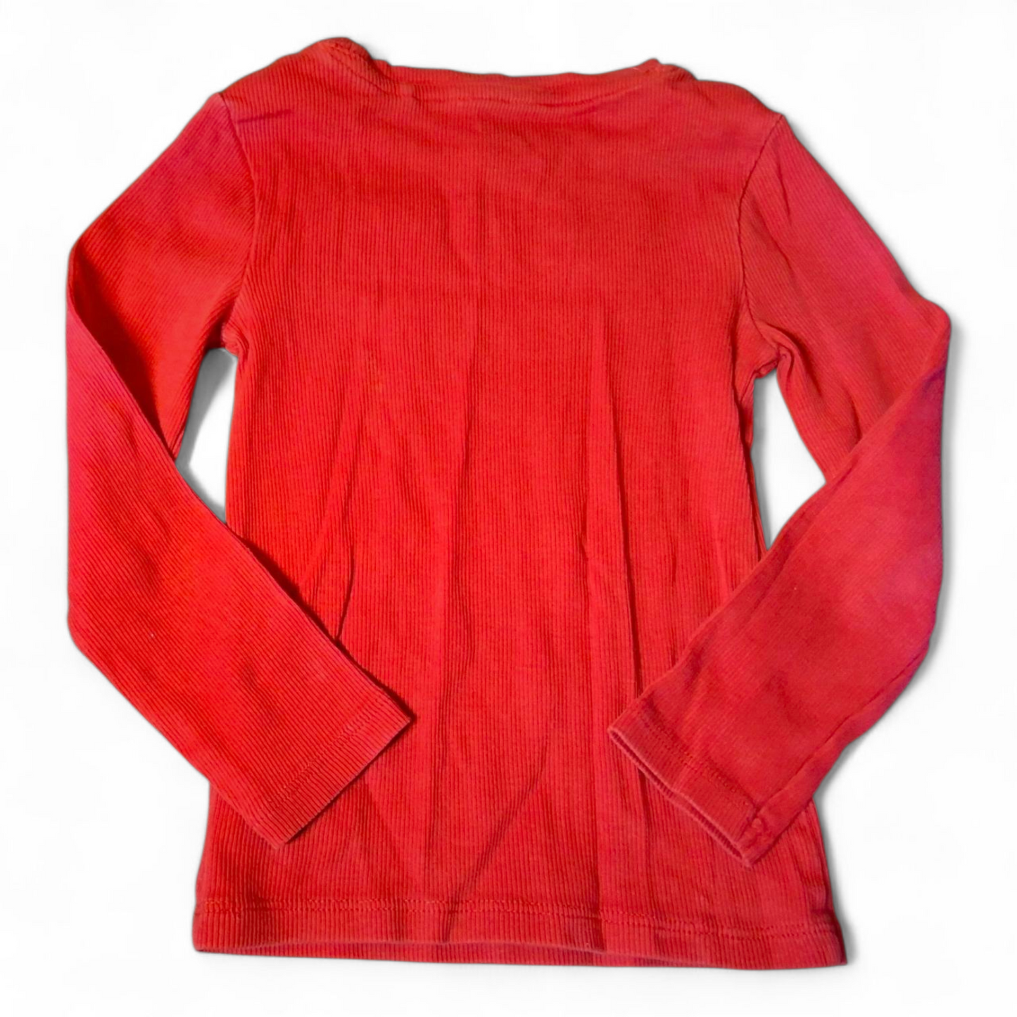 Next Red Long Sleeve T-Shirt – Girls 3 Years – 100% Cotton