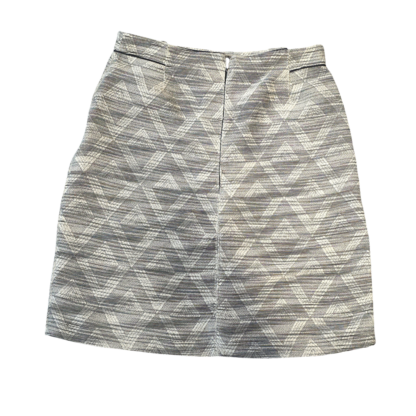 Tu Black, White, Grey Knit Mini Skirt – Size 8 – Textured, Chic & Easy to Style