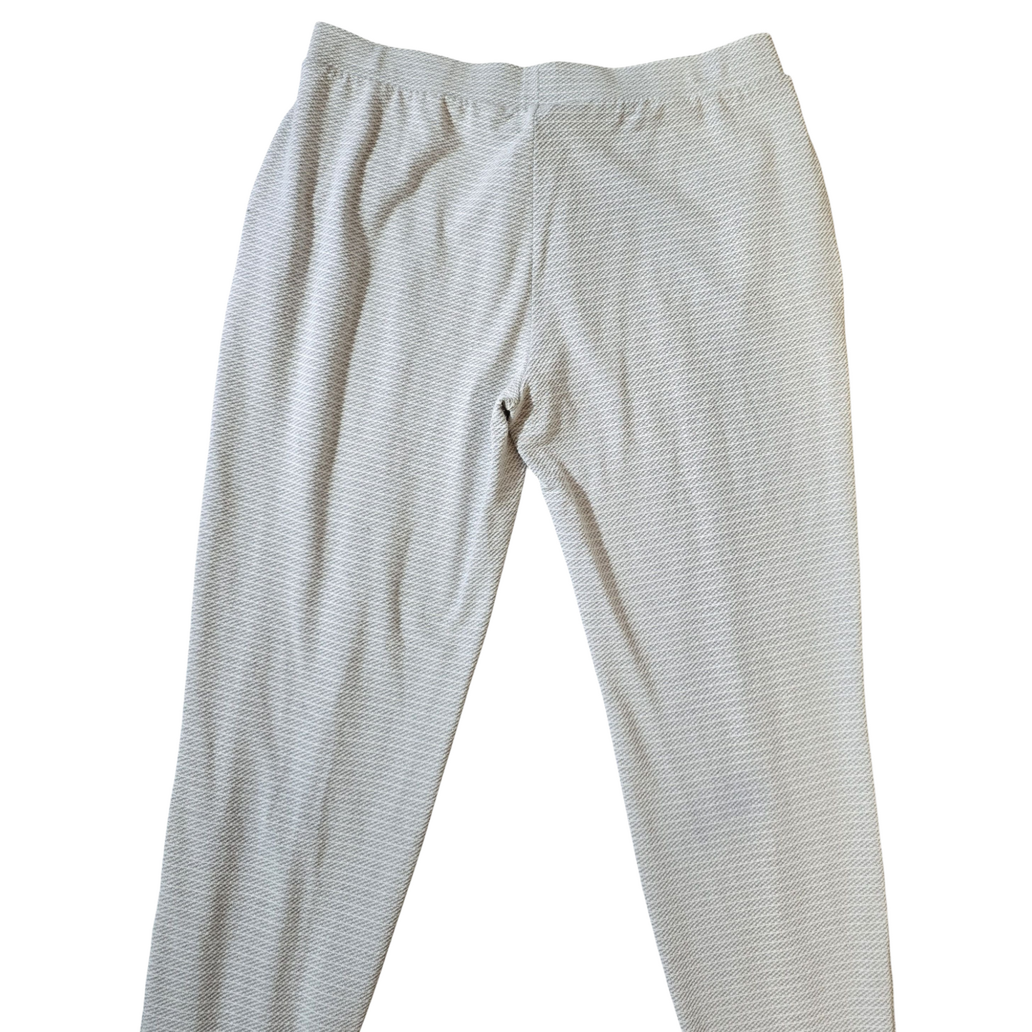 Next Light Grey Tapered Skinny Trousers – Size 10 – Elastic Waist & Pockets