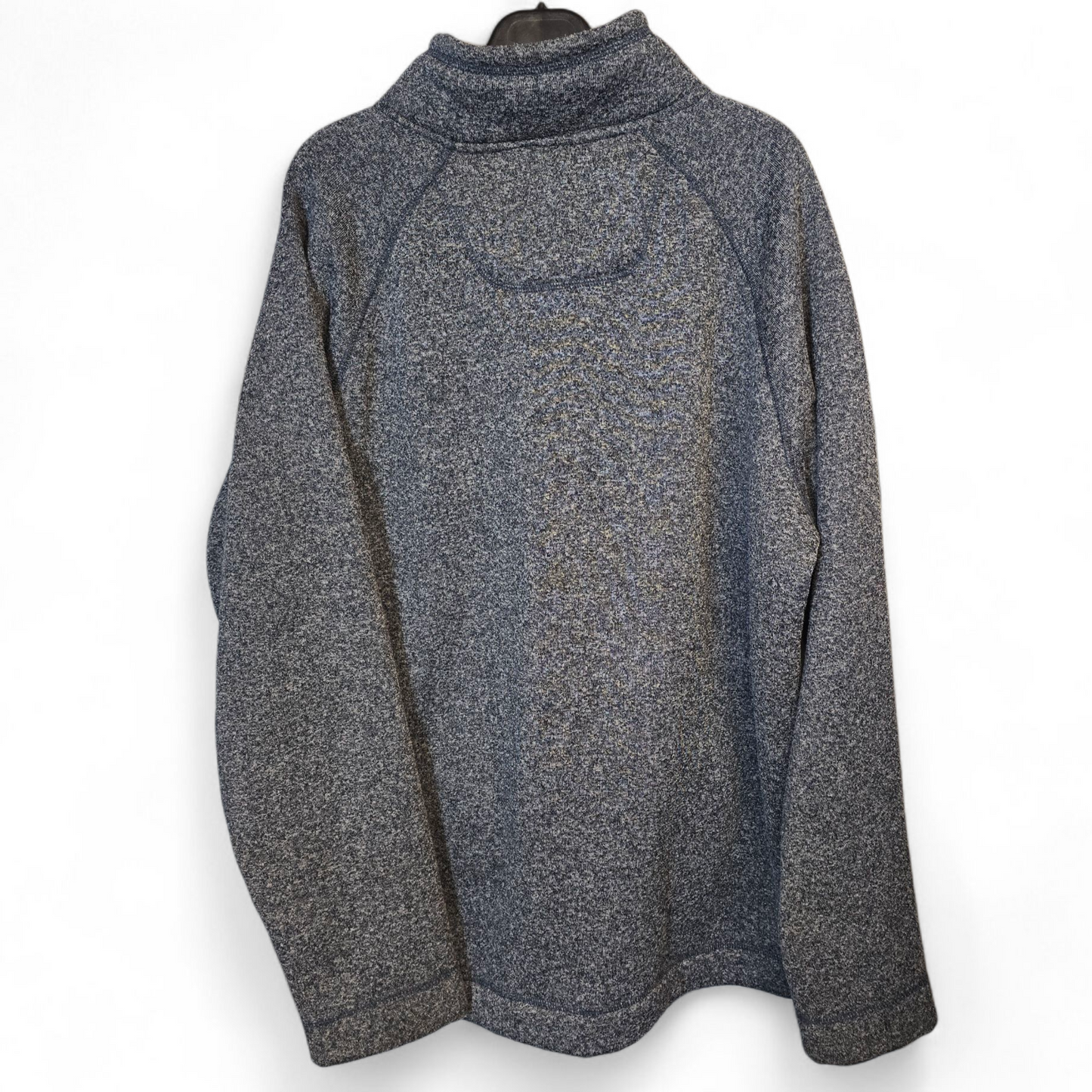 Weird Fish Navy/Grey ¼ Zip Thick Fleece Jumper – Men’s Size XL – Pockets & Logo