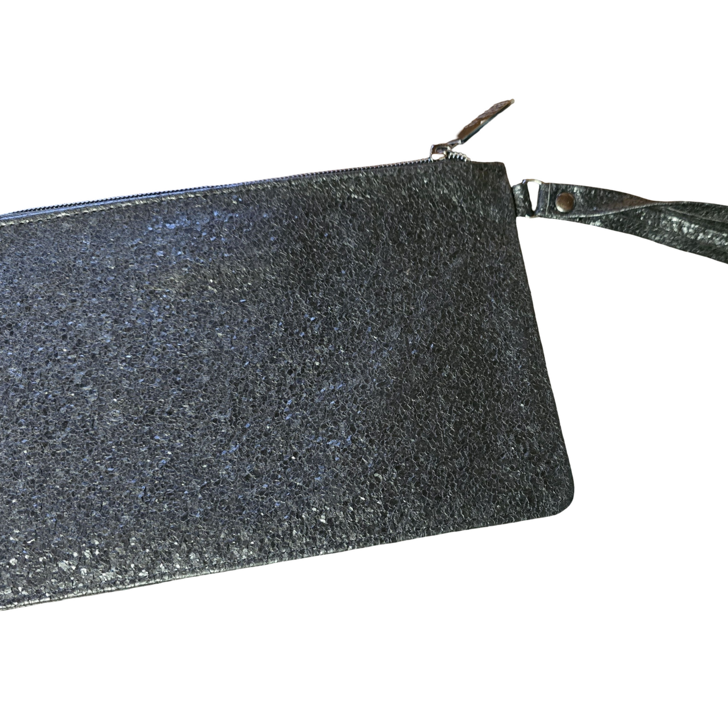 Full Panda Black Glitter Clutch Bag – NWOT