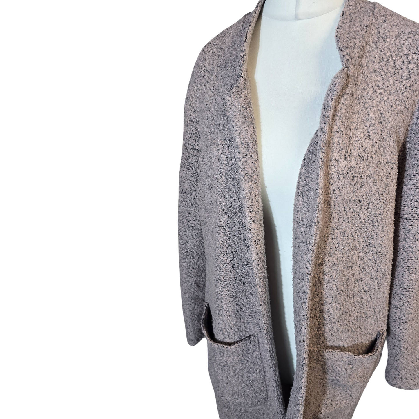 George Light Pink Knitted Overcoat – Size 14