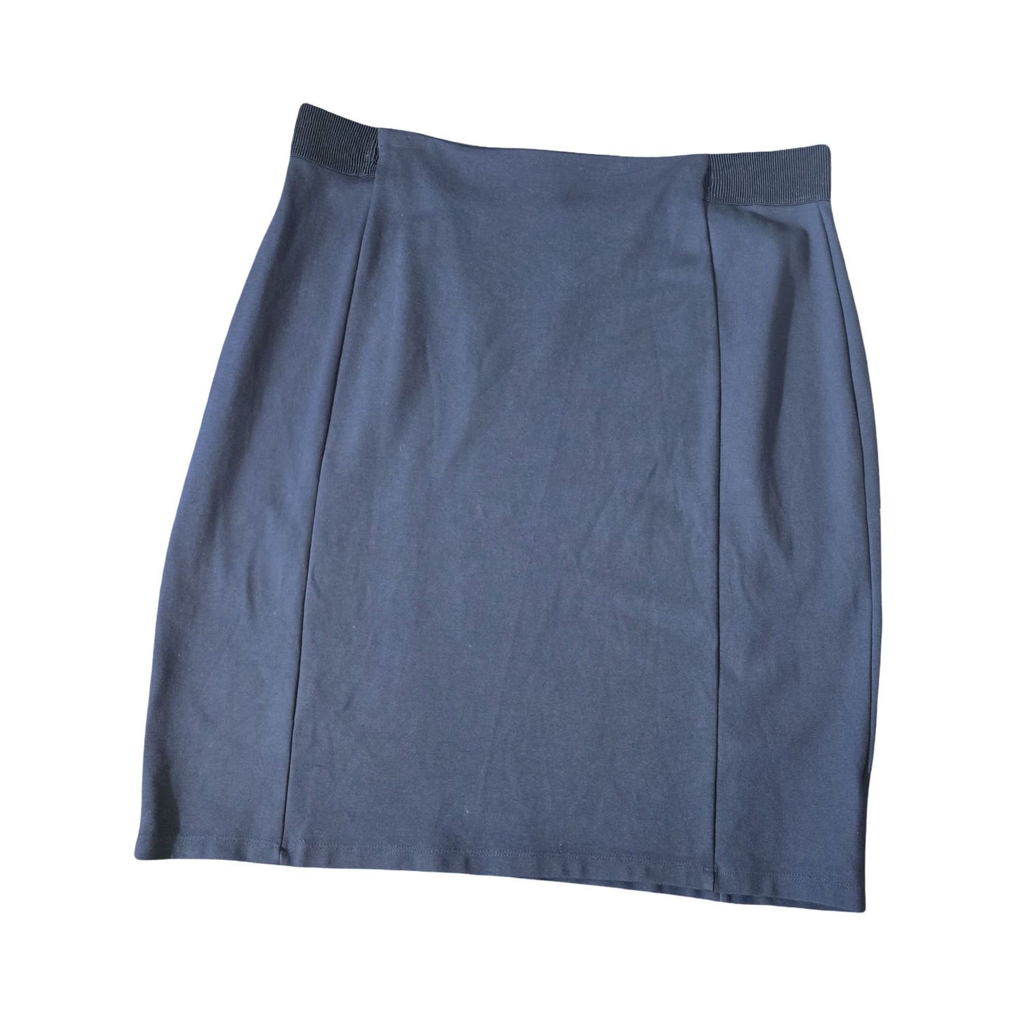 Next Navy Midi Skirt – Size 20 Stretch Waist Smart Casual Style