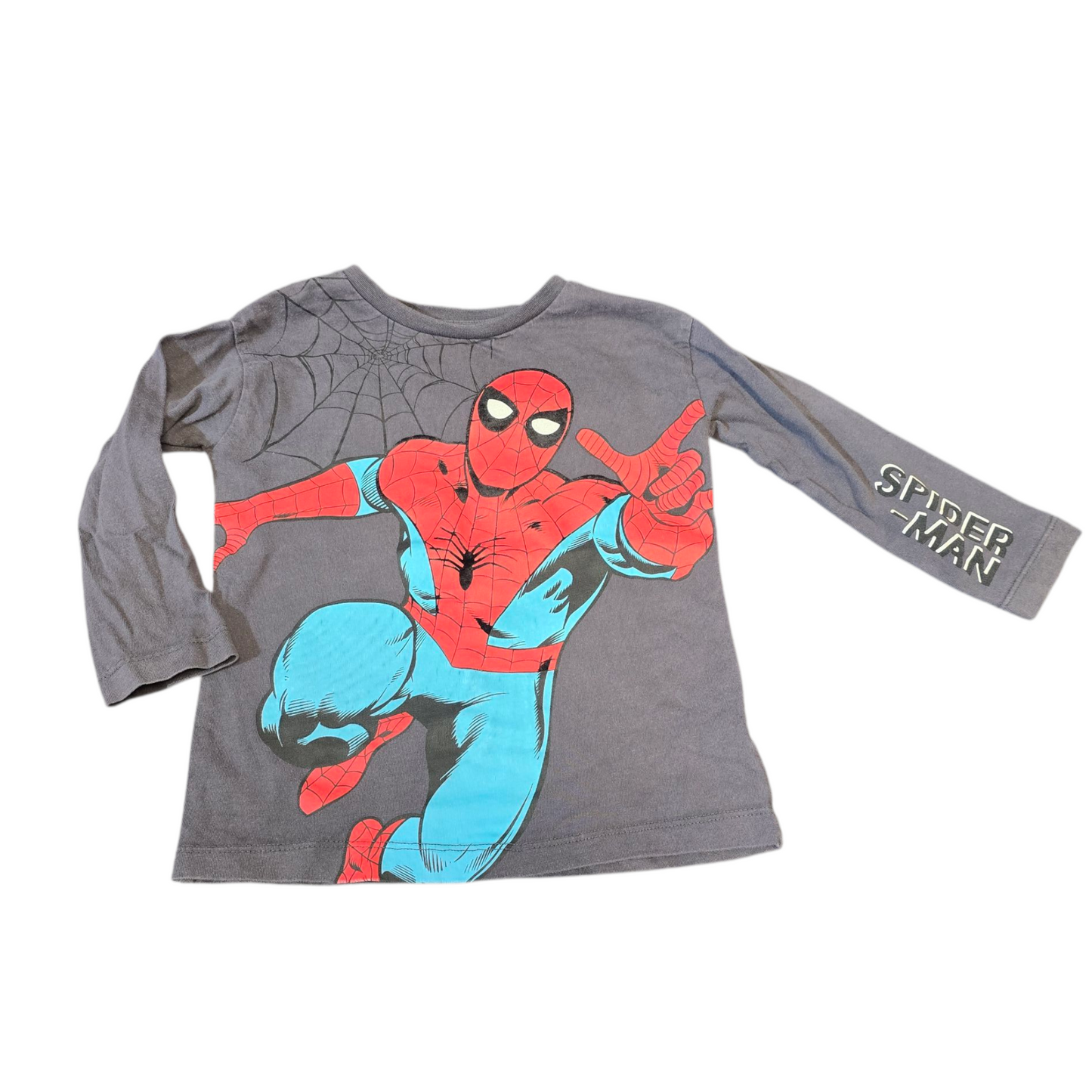 Nutmeg Spider-Man Long Sleeve Tee – 2-3 Years Boys