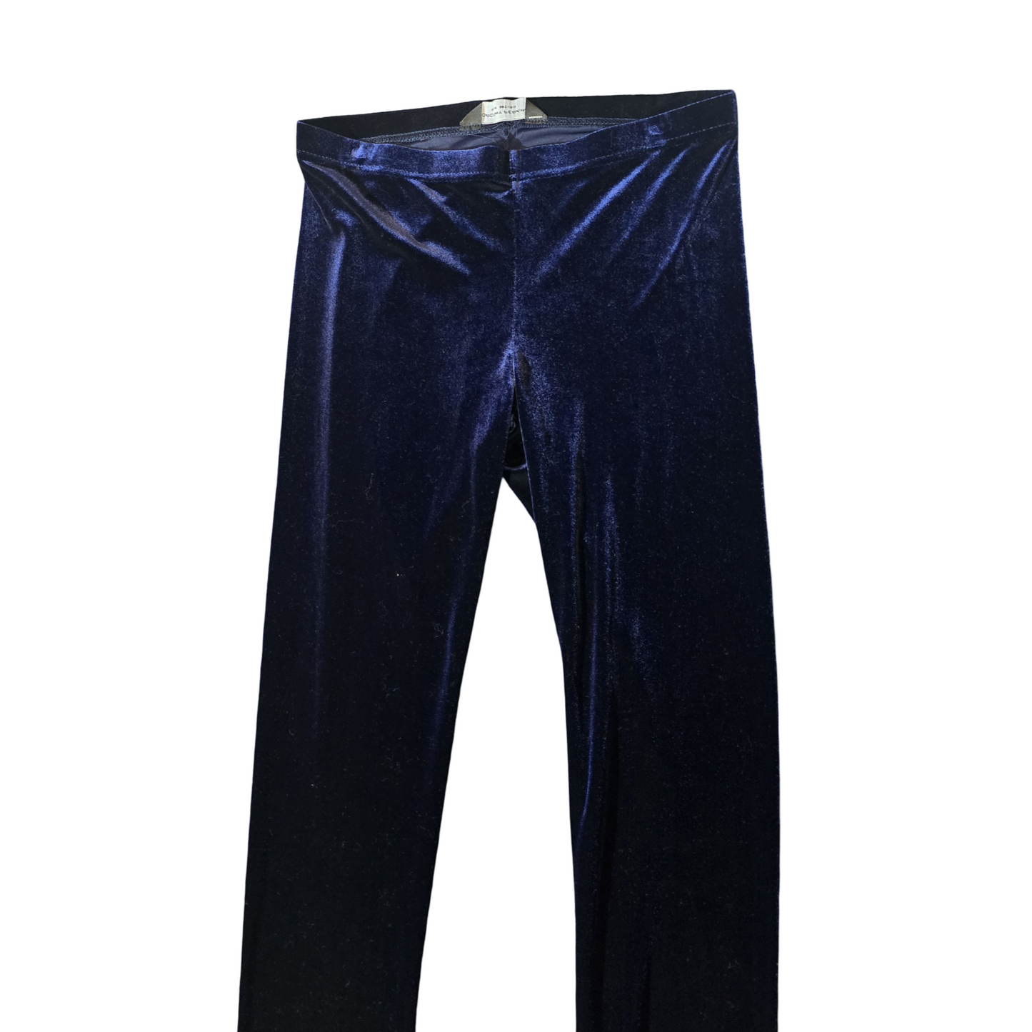 Dorothy Perkins Navy Velvet Skinny Leggings – Size 10 – Stretch Waistband