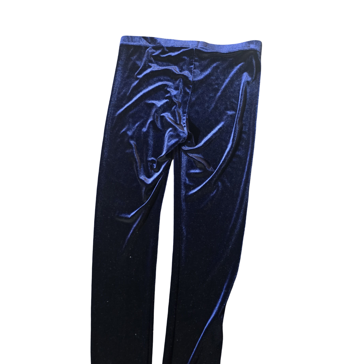 Dorothy Perkins Navy Velvet Skinny Leggings – Size 10 – Stretch Waistband
