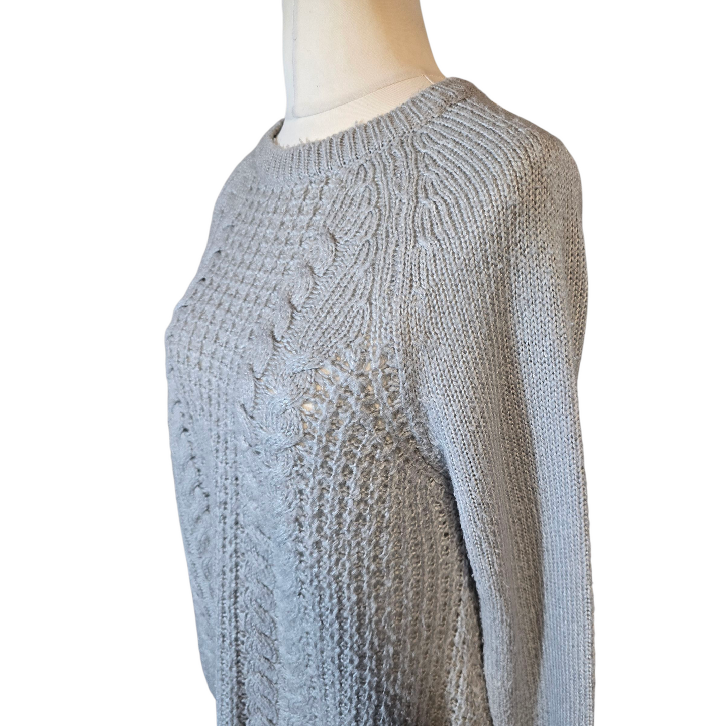 Select Grey Knit Jumper – Size 14 – Cosy Everyday Style