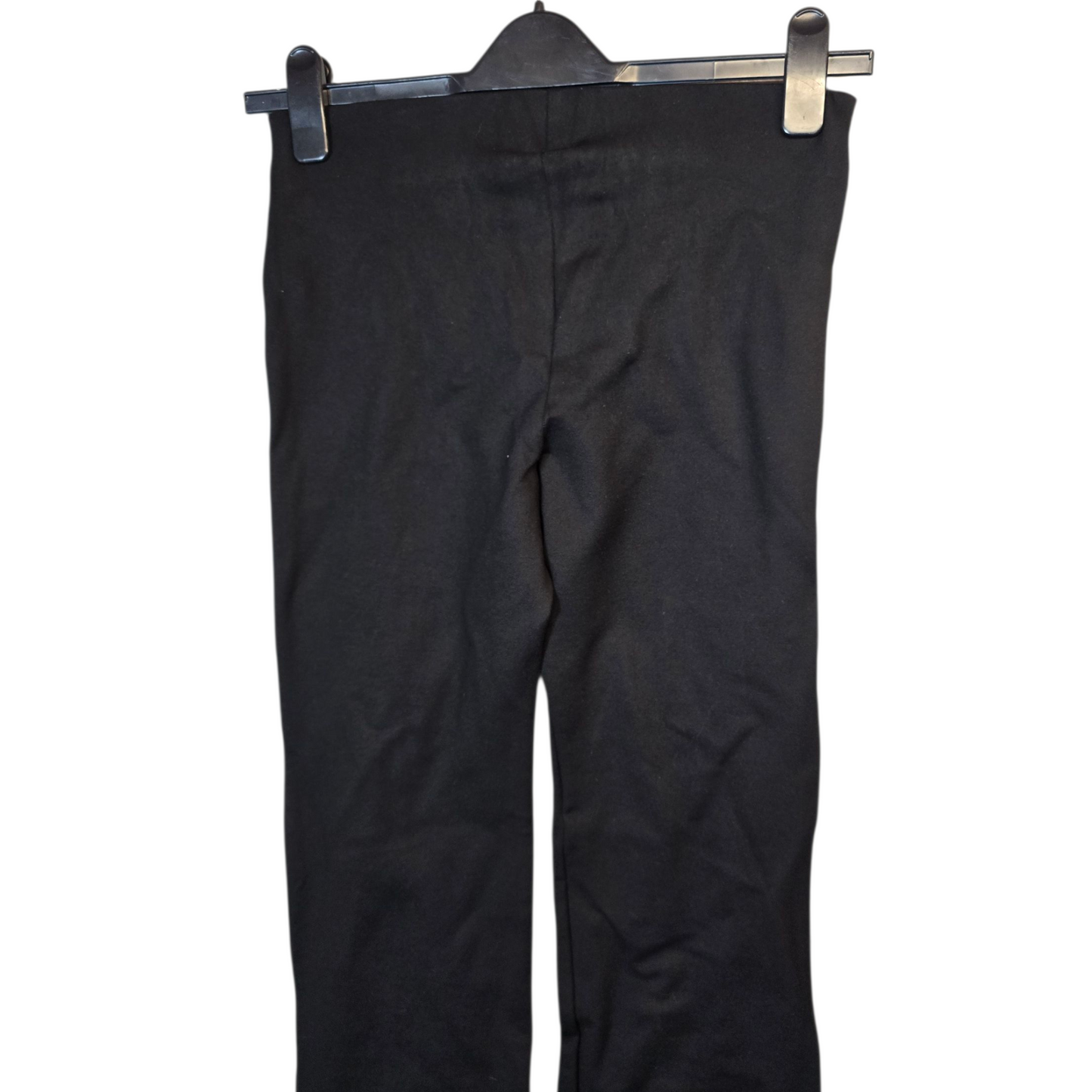 Primark Black Flared Bodycon Trousers – Size 10