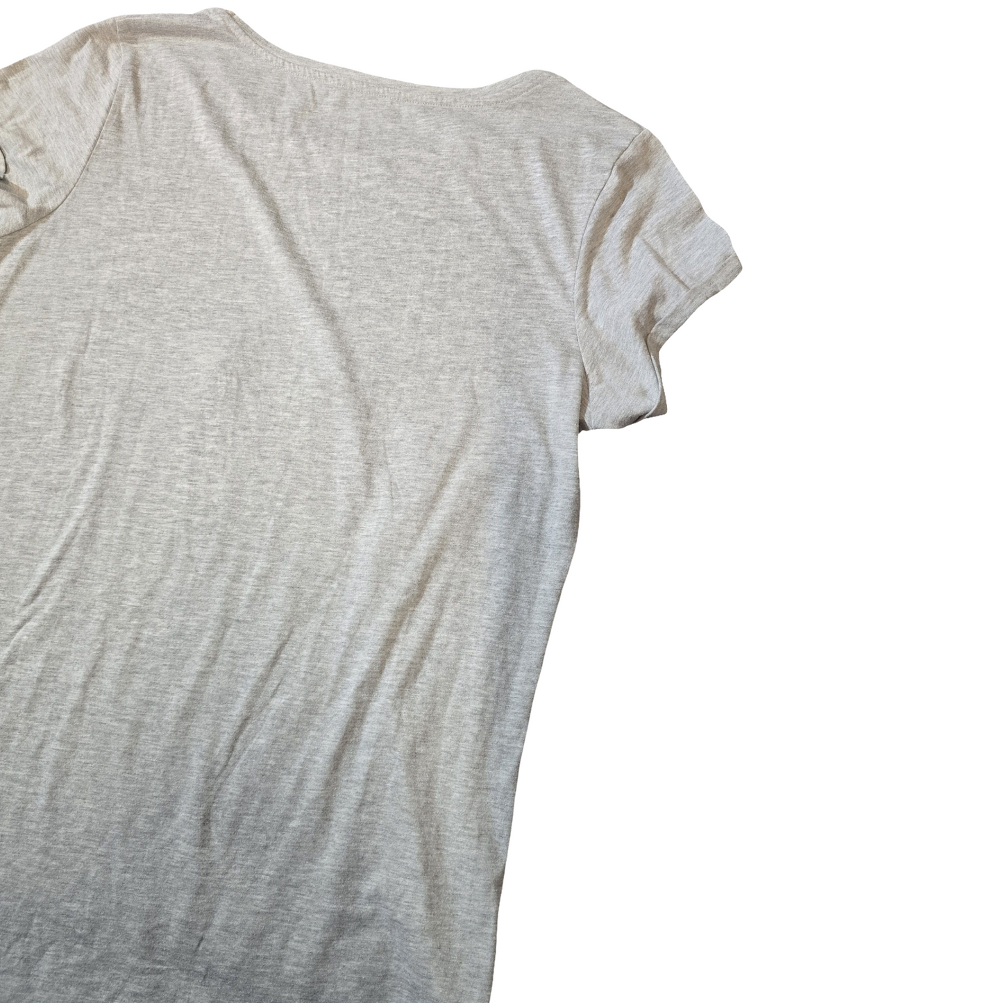 Matalan Grey Christmas T-Shirt – Relaxed Fit – Size M (Fits size 14/16)