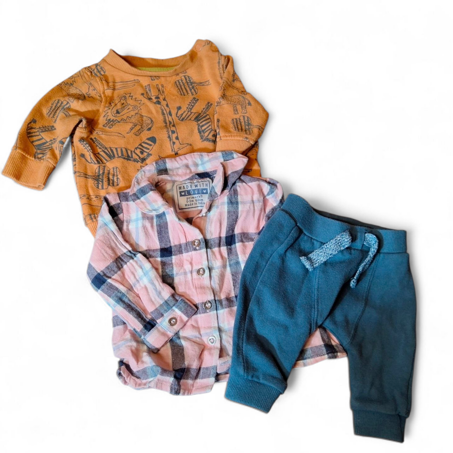 Baby Boys Bundle – NB & 0–3 Months – F&F & Primark