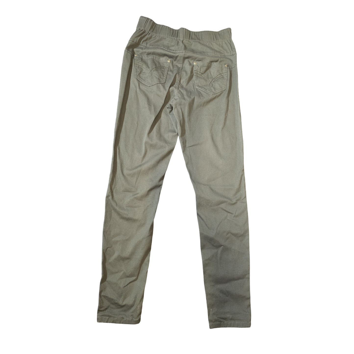 Dark Khaki Skinny Jeans – High Waisted Size 14/16 | Comfy & Cool