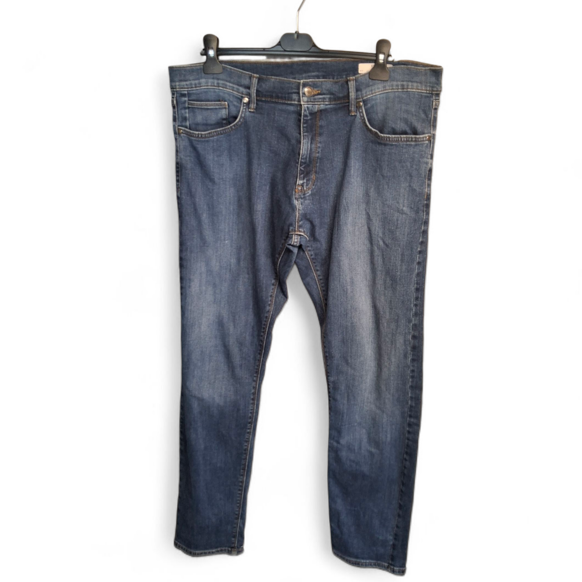 M&S Blue Denim Slim Leg Jeans – Men’s W36 L33 Long