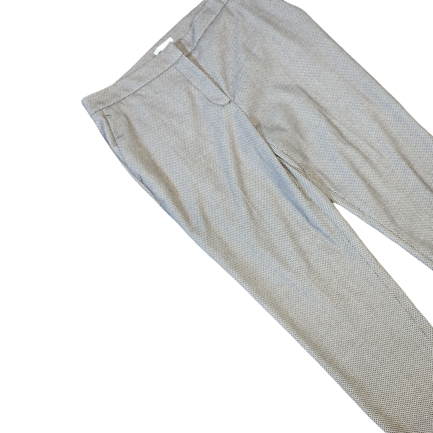 H&M Black & Grey Slim-Leg High Waist Trousers – Size 12 (EU 40)