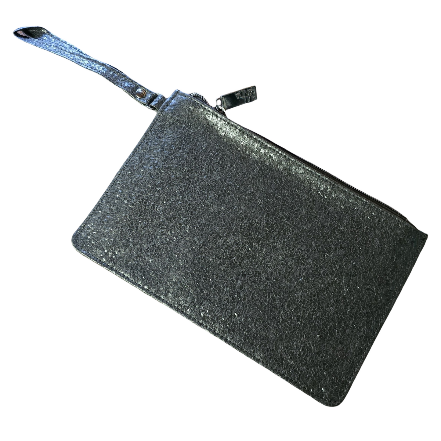 Full Panda Black Glitter Clutch Bag – NWOT