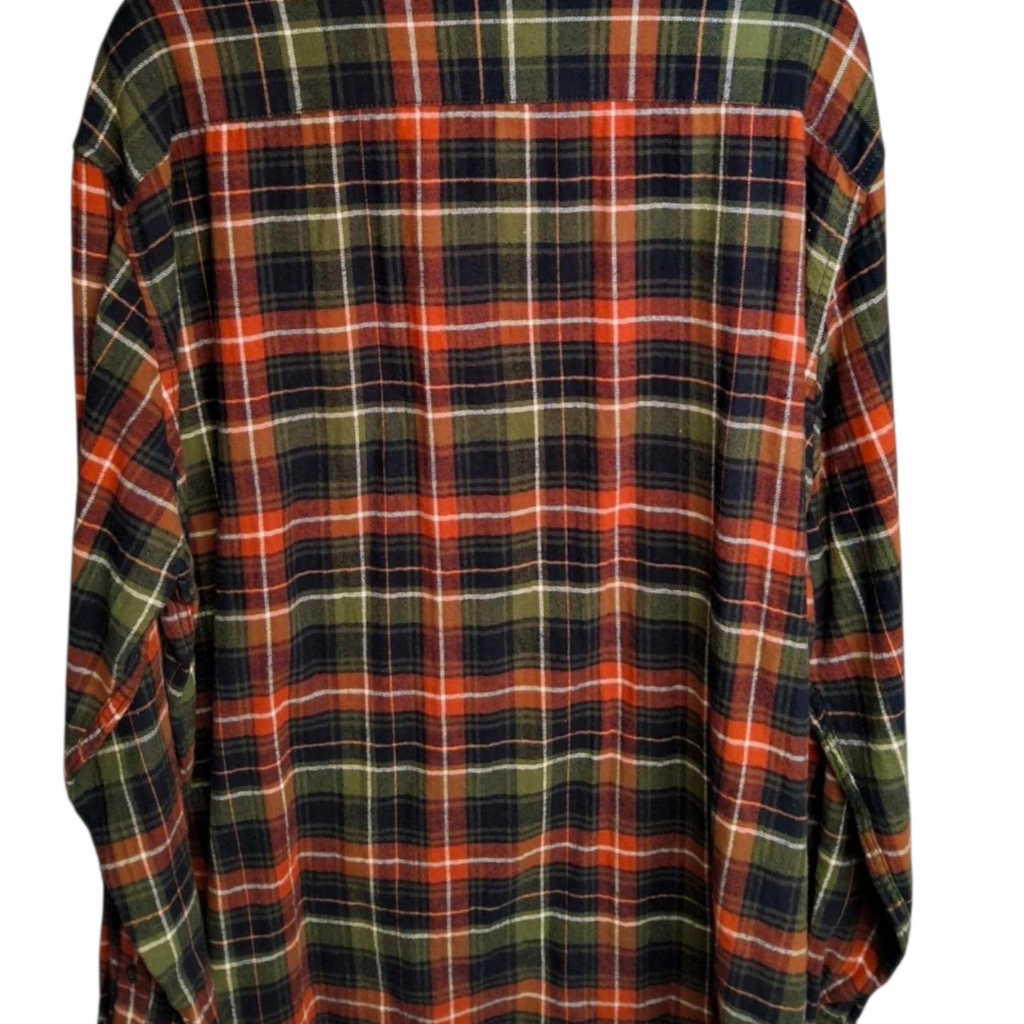 King’s Road Navy, Red & Green Checked Shirt – Men’s 2XL – 100% Cotton