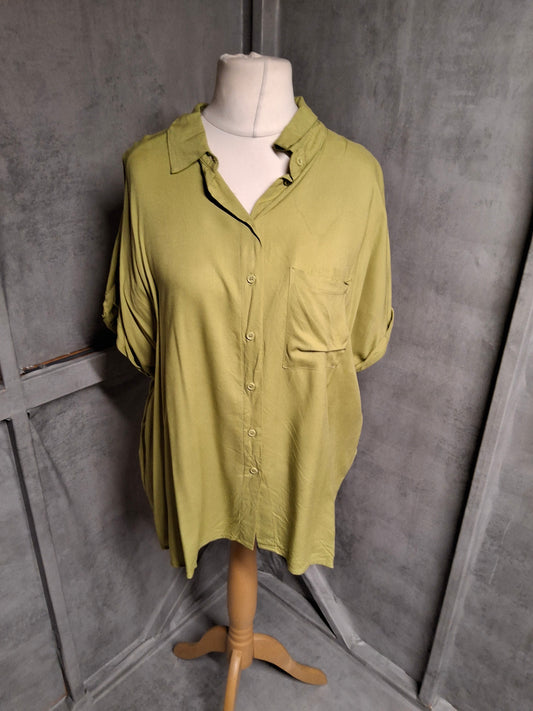 George Relaxed Fit Green Shirt – Size 16 – For When You’re Too Tired to Try, But Still Want Compliments