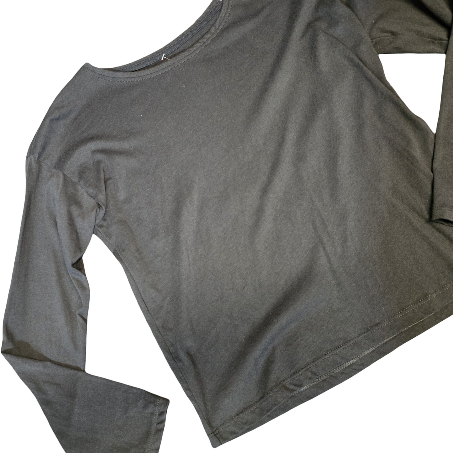 Tu Black Long Sleeve T-Shirt – Boys Age 12 – 100% Cotton