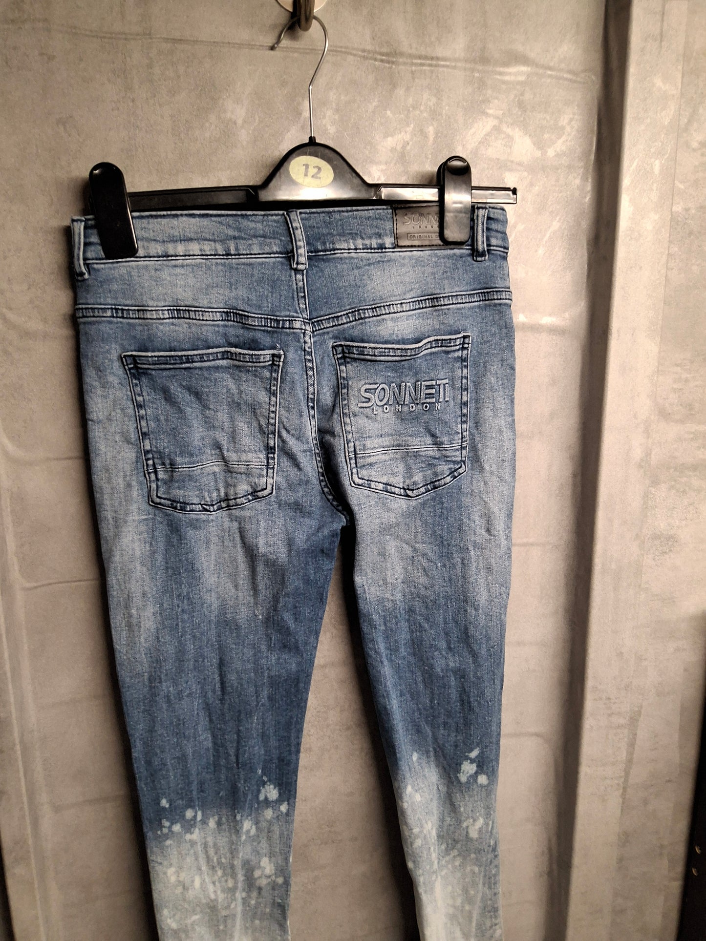 Sonneti Boys Blue Skinny Jeans – Age 13–15 Years – Ripped & Distressed