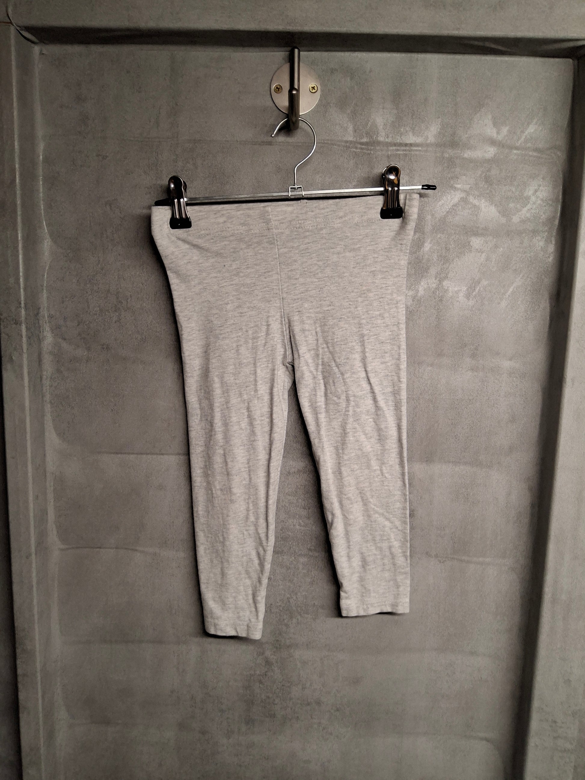 George Girls Grey Cropped Leggings – Age 4-5 Years – Cotton

