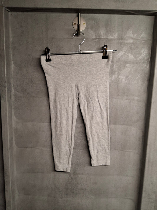 George Girls Grey Cropped Leggings – Age 4-5 Years – Cotton
