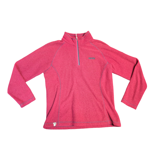 Regatta Jumper Pink Size 12 1/4 Zip Causal  