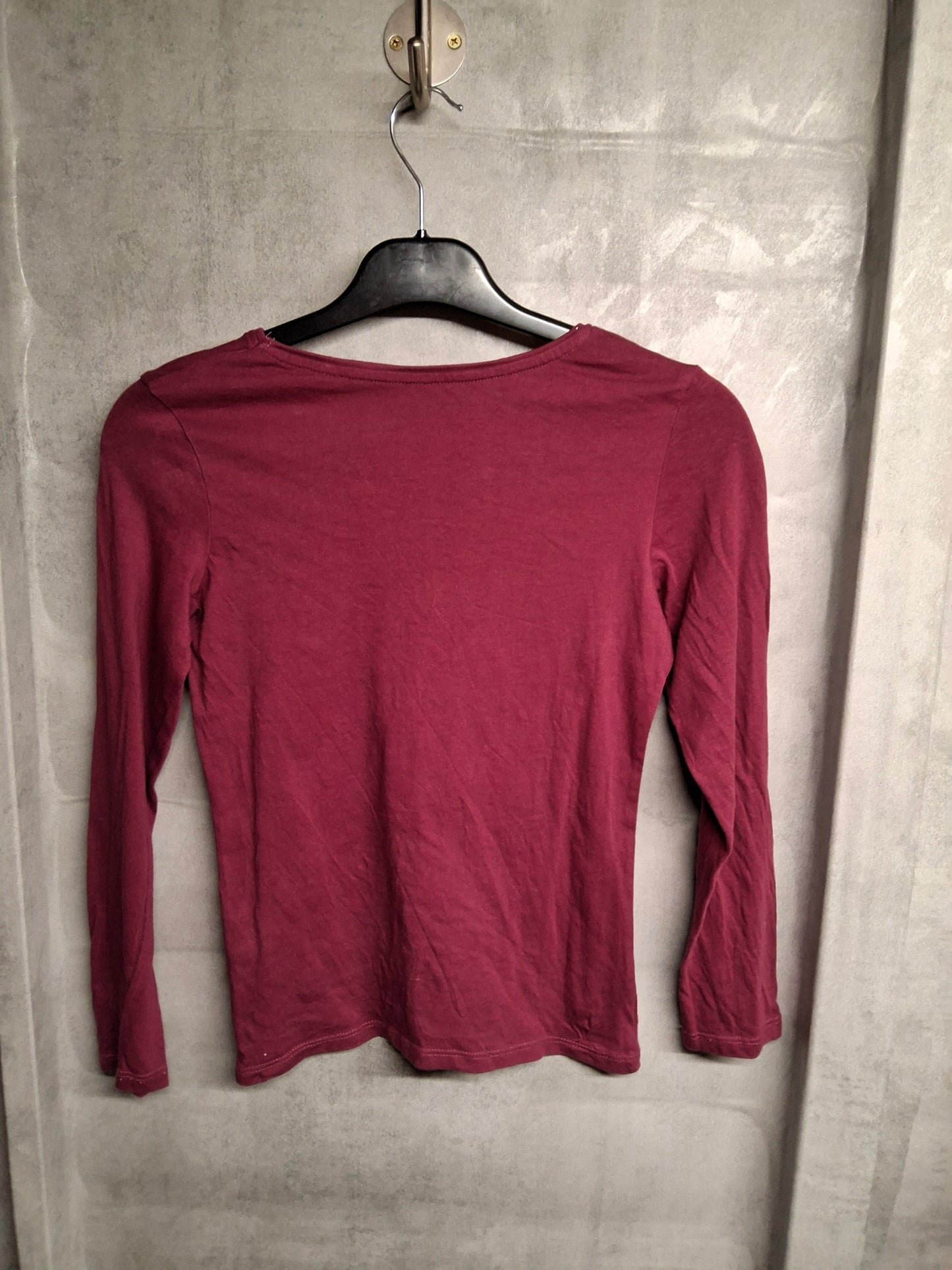 Primark Girls Purple & Gold Glitter Long Sleeved Tshirt age 10-11 years