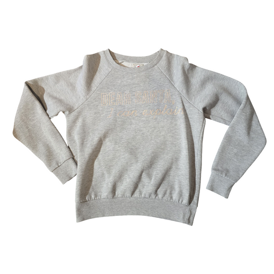 George Grey “Dear Santa, I Can Explain” Christmas Jumper – Size S (size 8/10)