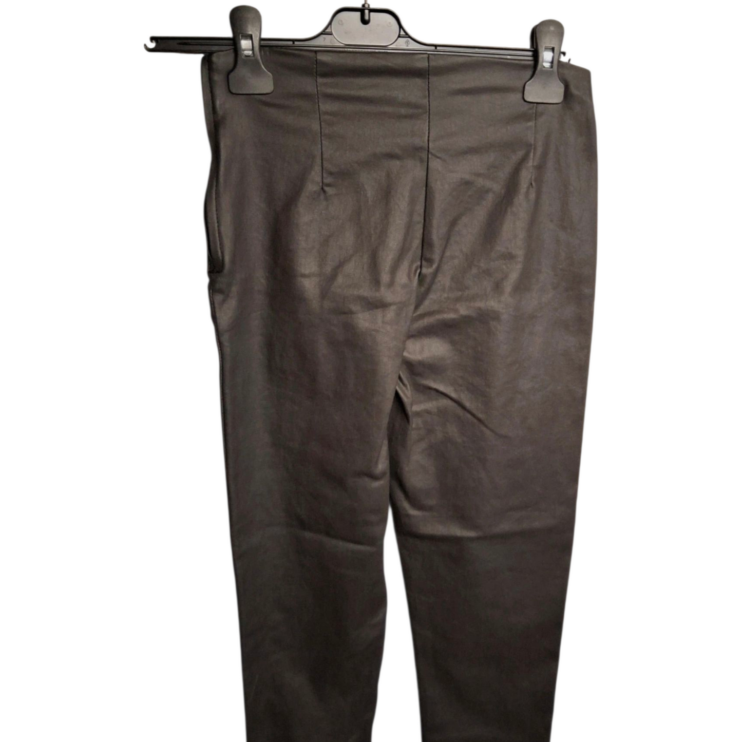 Primark Black Faux Leather Coated Leggings – Size 6 – NWT