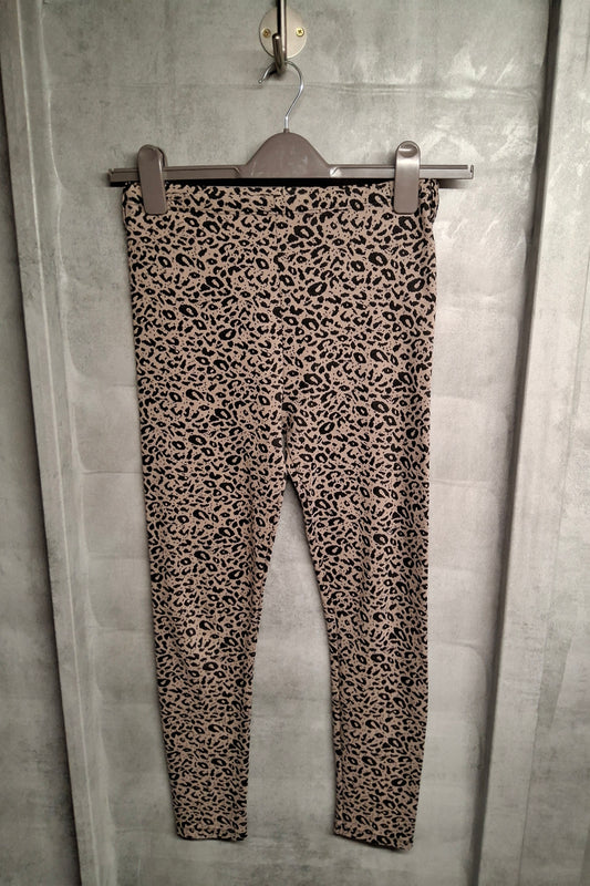 Matalan Girls leopard print leggings 12/13years
