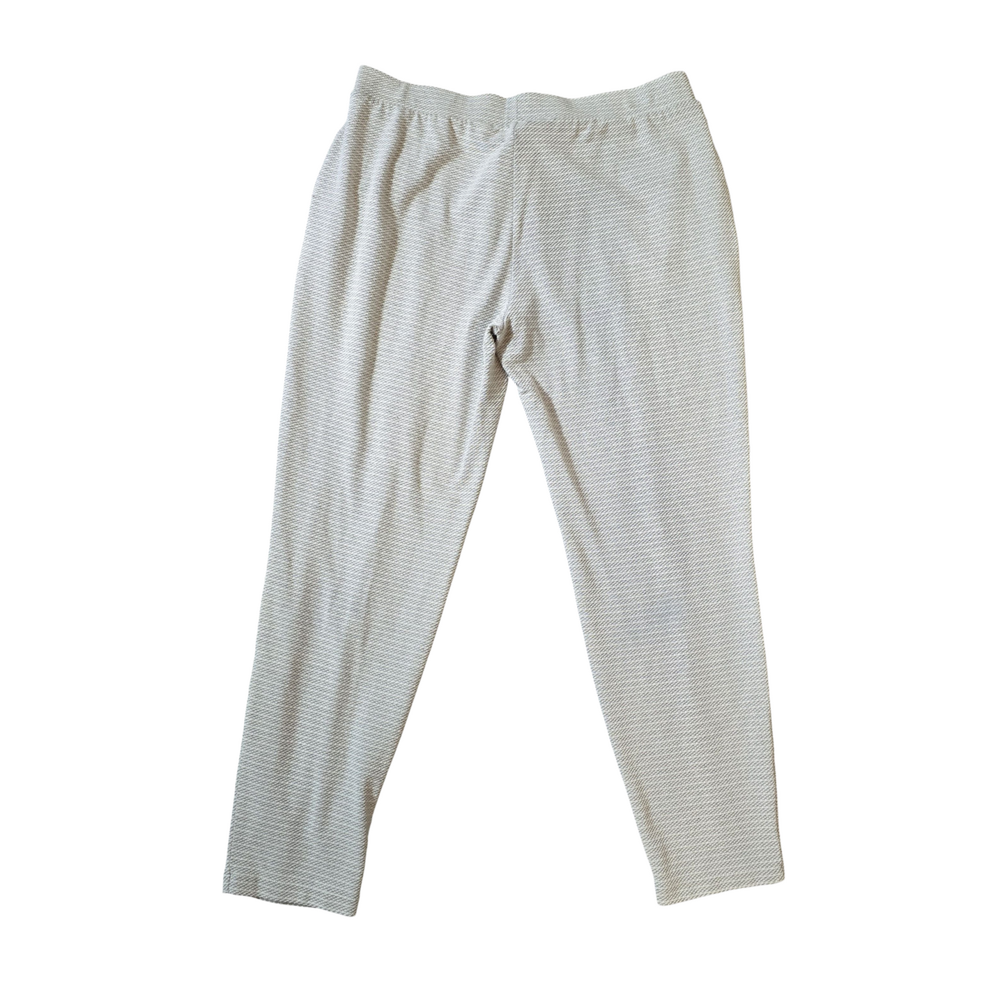 Next Light Grey Tapered Skinny Trousers – Size 10 – Elastic Waist & Pockets