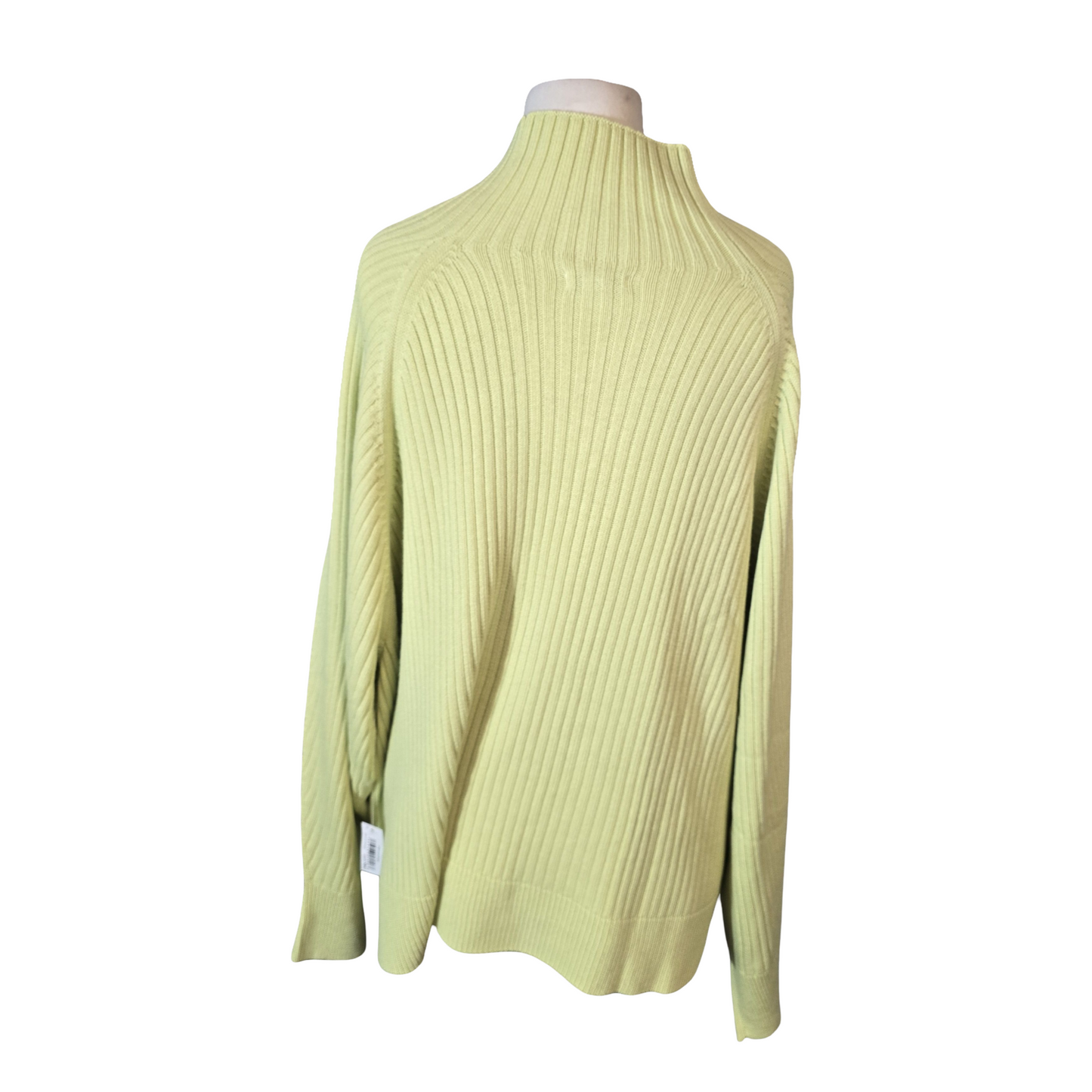 Daily Ritual Light Green Ribbed High Neck Jumper – NWT – Size 3XL (Fits size 22/24)