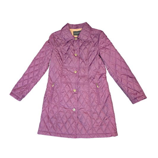 Centigrade Coat Purple XS Size 6-8 Quilted Smart Causal 