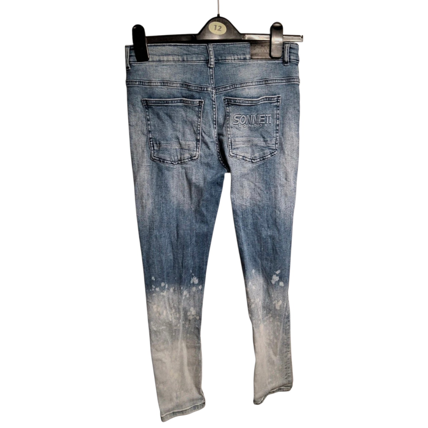 Sonneti Boys Blue Skinny Jeans – Age 13–15 Years – Ripped & Distressed
