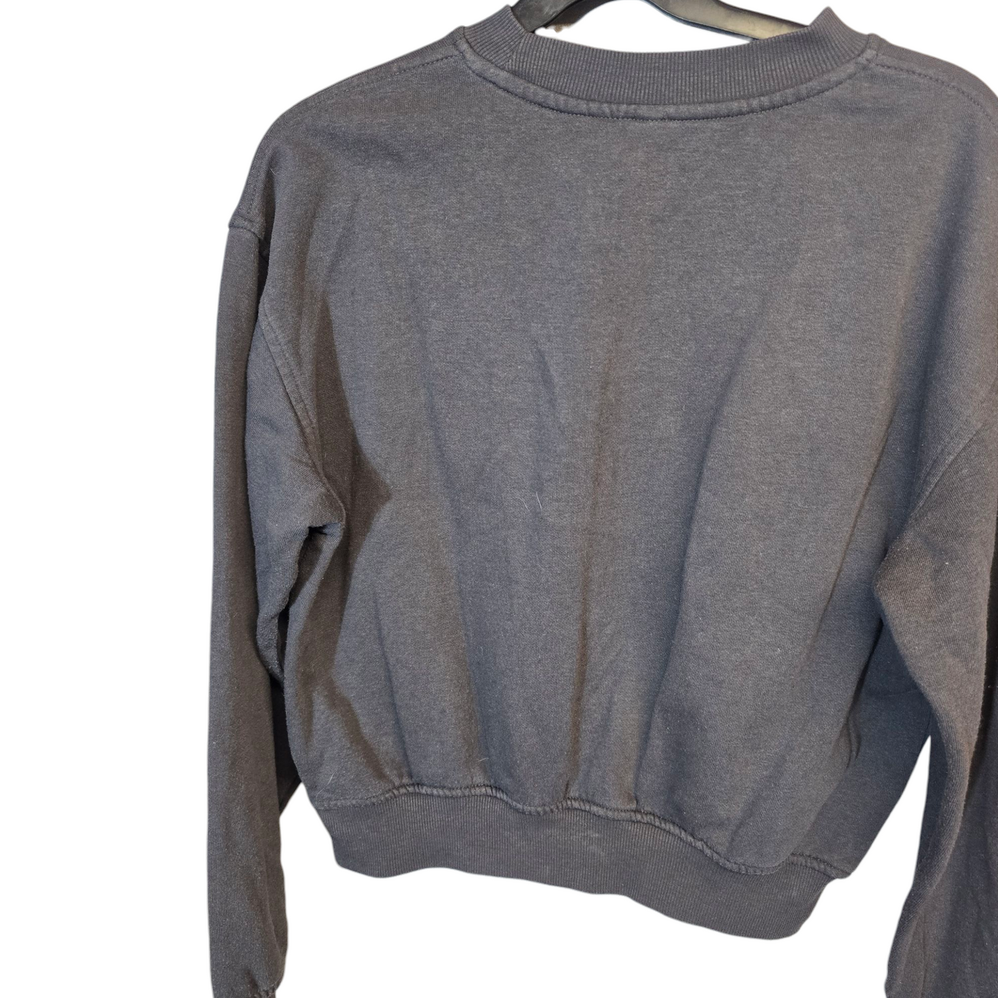 H&M Grey Cropped Jumper – Size XS (UK size 6/8)