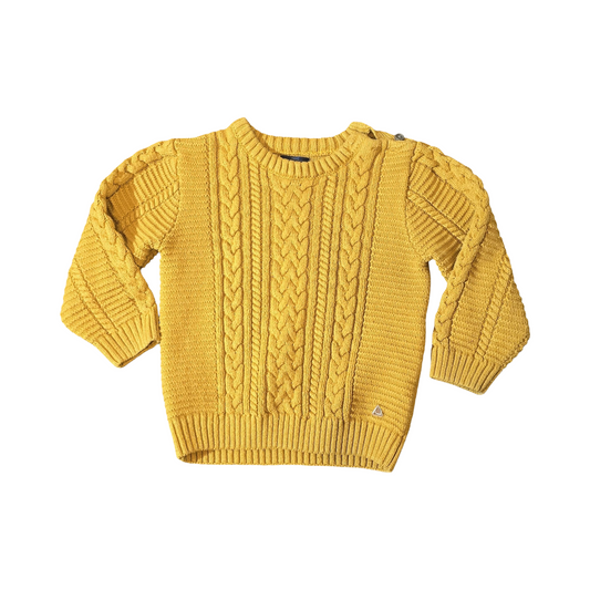 Next Mustard Yellow Knitted Jumper – Boys 3–4 Years