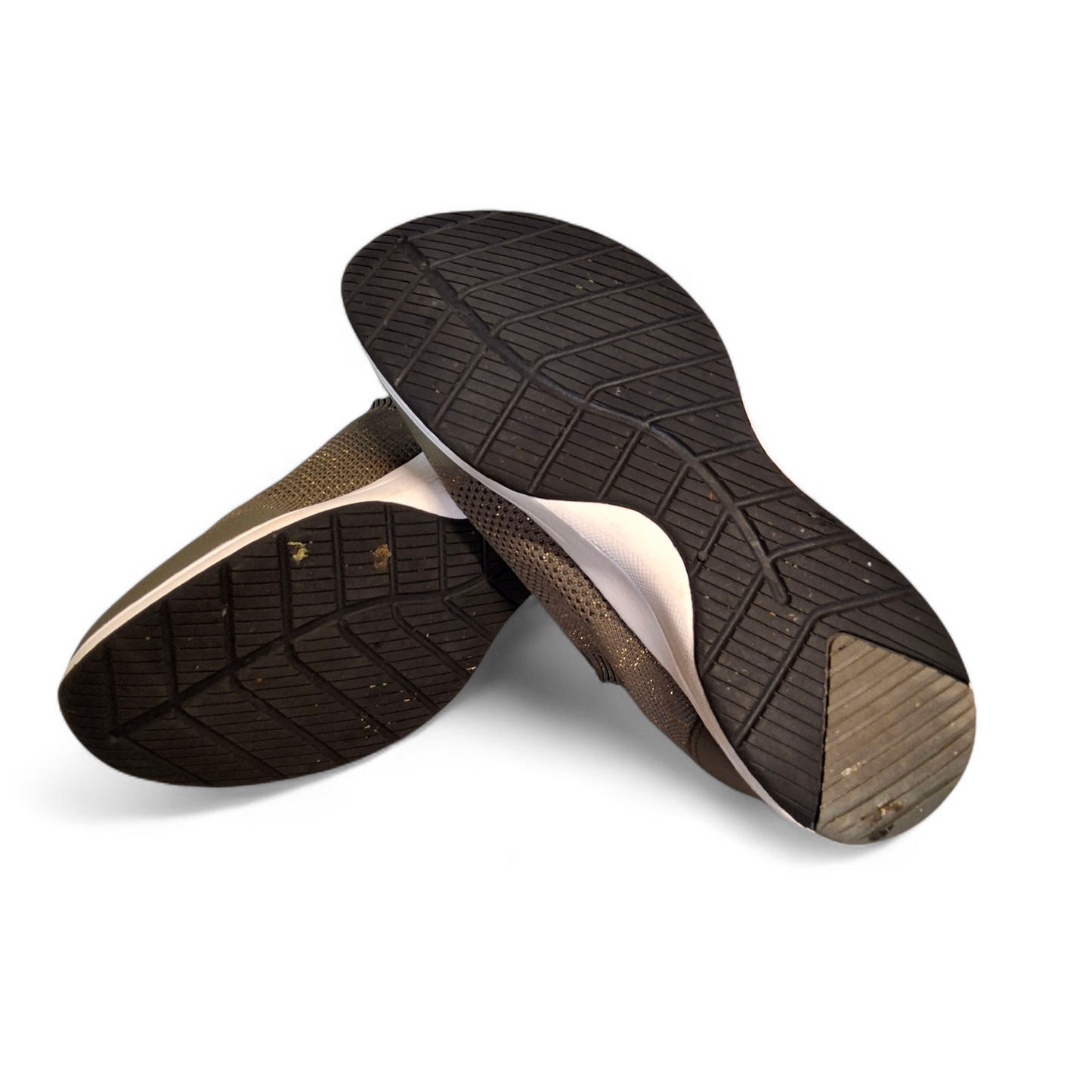 F&F Khaki Green & Gold Slip-On Trainers – UK 6.5 Ladies