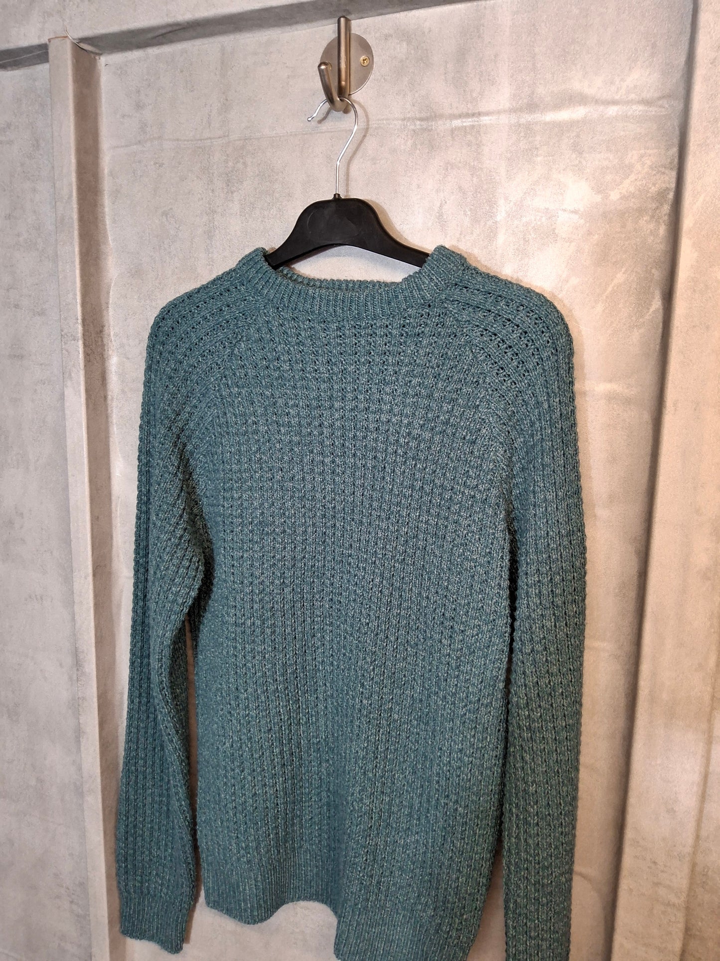 Tu Teal Green Knitted Jumper – Men’s XS – 100% Acrylic