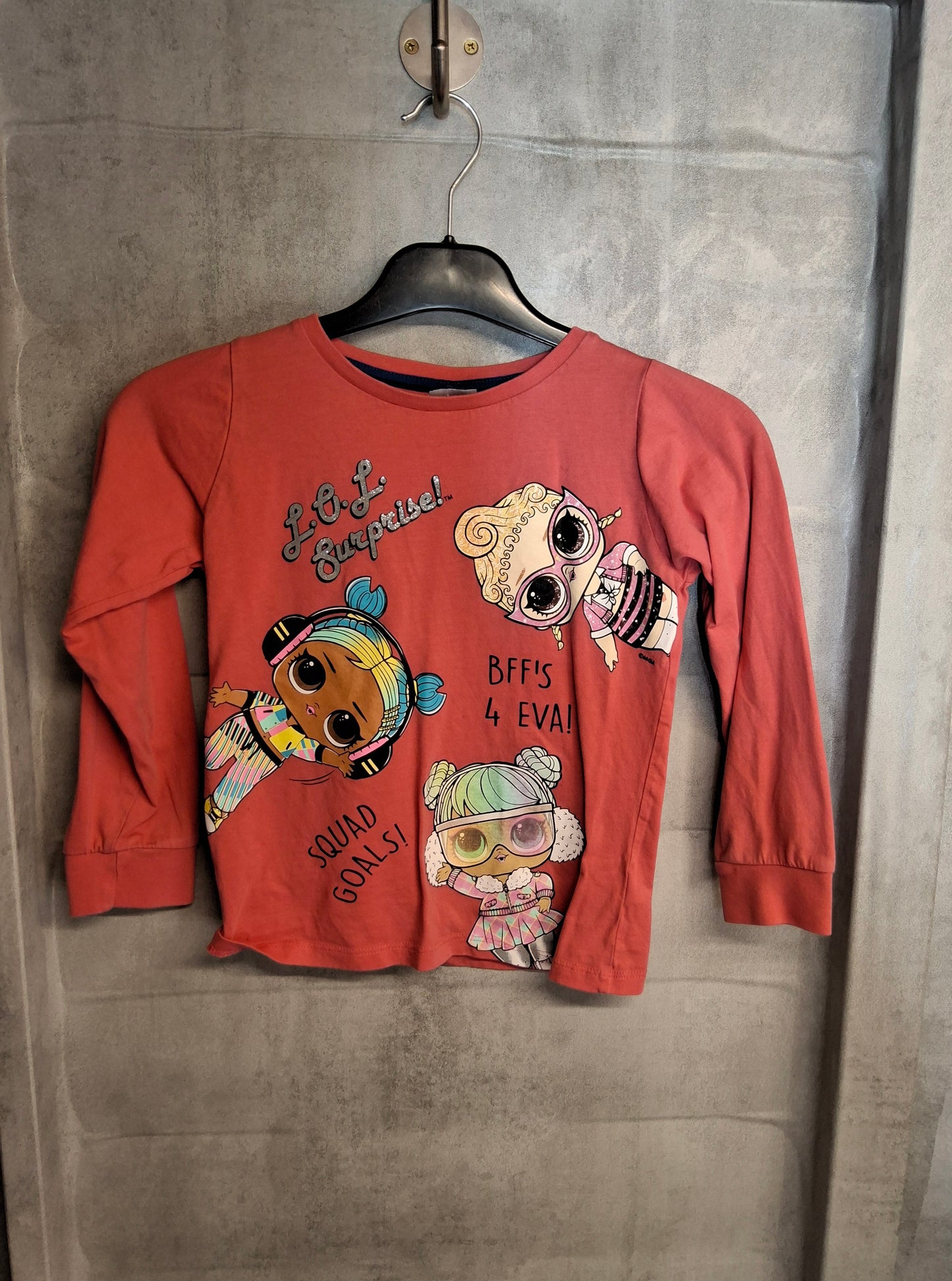 Tu LOL Surprise Pink Long Sleeve T-Shirt – Girls 6-7 Years – 100% Cotton