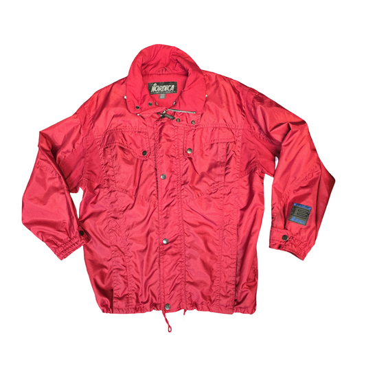 Nordica Vintage Jacket Red Size 50 90s Ski Outdoor