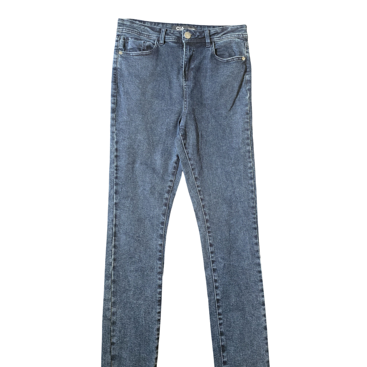 George Dark Navy High-Waisted Skinny Jeans – Size 10