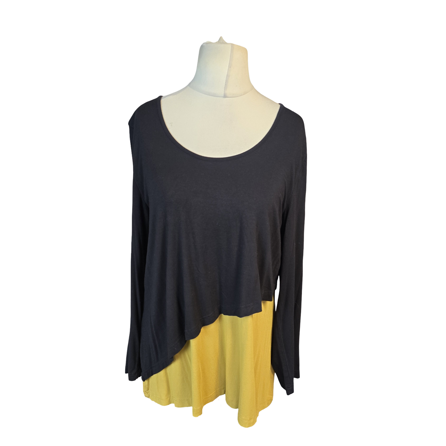 Mango Blouse Black & White Size 10/12 Med Sheer Work