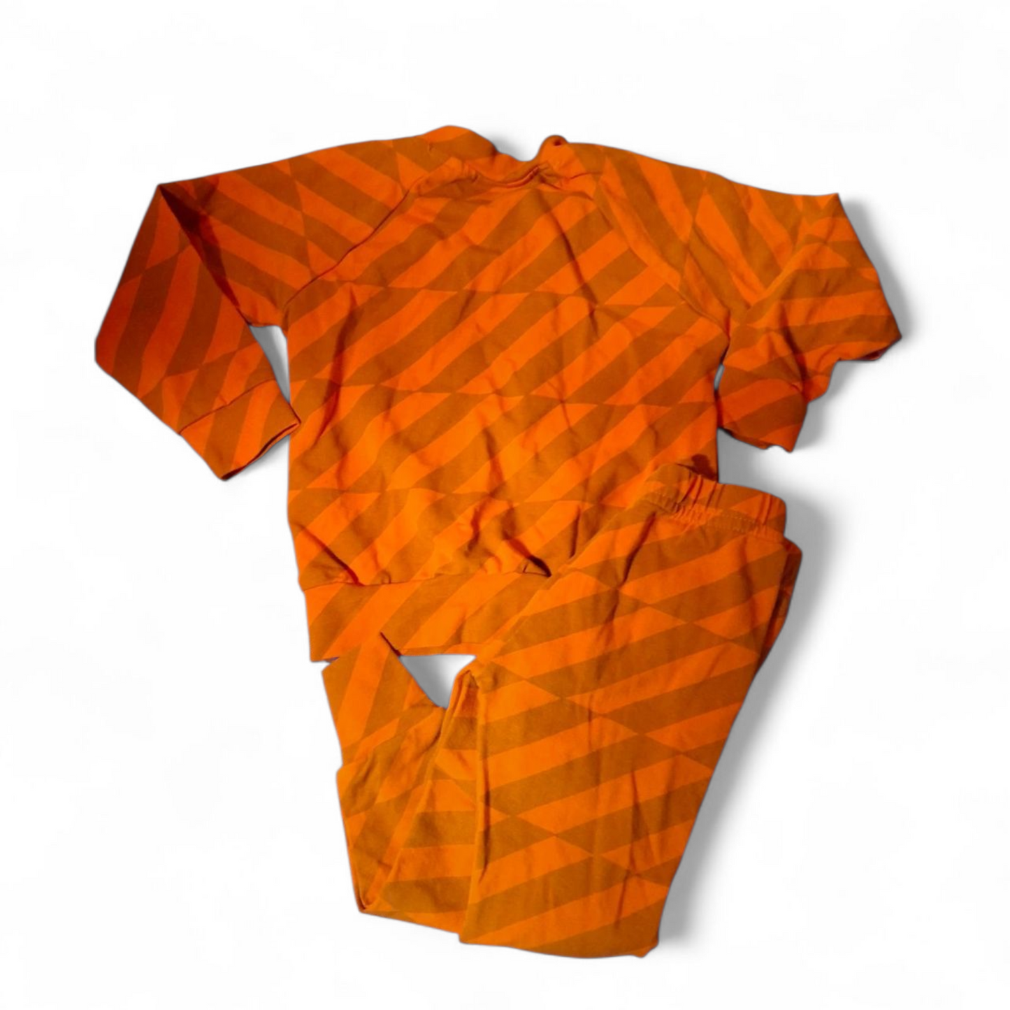Pickle Boys Orange Pyjama Set – 6–12 Months – 100% Cotton
